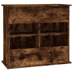 Walplus Smoked Oak Aquarium Stand 81X36X73 Cm Engineered Wood Fish Tank Cabinet - thumbnail 8