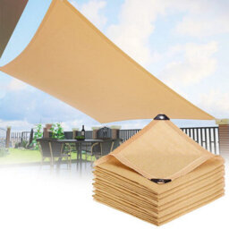 Beige 3Mx3M Shade Sail Uv Resistant - thumbnail 2