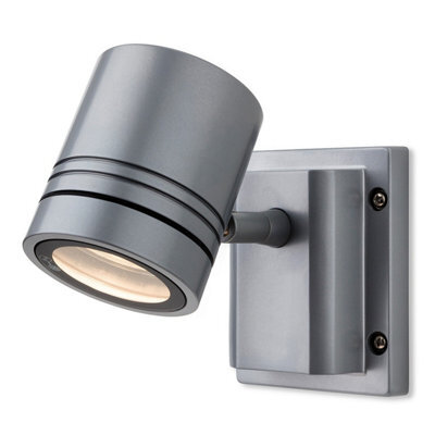Luminosa Lighting Luminosa Aero 1 Light Single Wall Light Aluminium Ip55, Gu10 - image 1