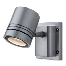 Luminosa Lighting Luminosa Aero 1 Light Single Wall Light Aluminium Ip55, Gu10 - thumbnail 1