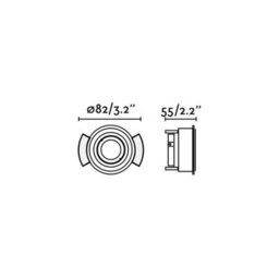 Luminosa Lighting Luminosa Hyde Black Tiltable Round Recessed Downlight Trimless, Gu10 - thumbnail 3
