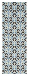 Kensington Blue Tile Design Heavy Duty Mat, 150Cm X 50Cm - thumbnail 1