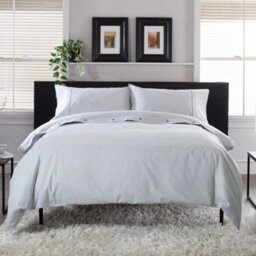 The Lyndon Company Gingham Duvet Cover Set  - Soft & Breathable Cotton With Double Piped Edges - thumbnail 1