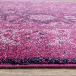 The Rug Edit Pink Blue Traditional Muse Persian Medallion Rug - thumbnail 8