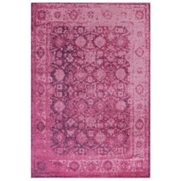 The Rug Edit Pink Blue Traditional Muse Persian Medallion Rug - thumbnail 2