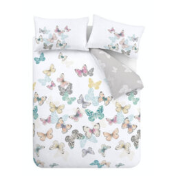 Catherine Lansfield Bedding Scatter Butterfly Duvet Cover Set With Pillowcases Heather - thumbnail 5