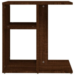 Walplus Side Table Brown Oak 50X30X50 Cm Engineered Wood - thumbnail 5