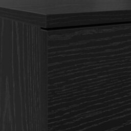 Walplus Shoe Cabinet Black Oak 100.5 X 28 X 100 Cm Engineered Wood - thumbnail 9