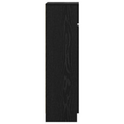 Walplus Shoe Cabinet Black Oak 100.5 X 28 X 100 Cm Engineered Wood - thumbnail 7