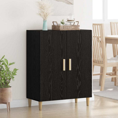 Walplus Sideboard Black Oak 70 X 34 X 90 Cm Engineered Wood - image 1