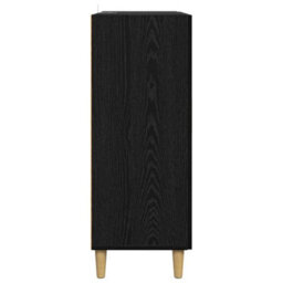 Walplus Sideboard Black Oak 70 X 34 X 90 Cm Engineered Wood - thumbnail 7