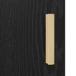 Walplus Sideboard Black Oak 70 X 34 X 90 Cm Engineered Wood - thumbnail 9