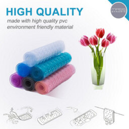 Mass Dynamic Extra Long Non Slip Bath Mat 100 X 40Cm Transparent Teal With Suction Cups - thumbnail 7
