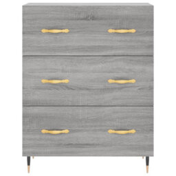 Berkfield Highboard Grey Sonoma 69.5X34X180 Cm Engineered Wood - thumbnail 8