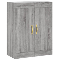 Berkfield Highboard Grey Sonoma 69.5X34X180 Cm Engineered Wood - thumbnail 5