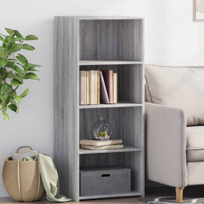 Berkfield Highboard Grey Sonoma 50X41X124 Cm Engineered Wood - image 1