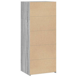 Berkfield Highboard Grey Sonoma 50X41X124 Cm Engineered Wood - thumbnail 6