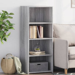 Berkfield Highboard Grey Sonoma 50X41X124 Cm Engineered Wood - thumbnail 1