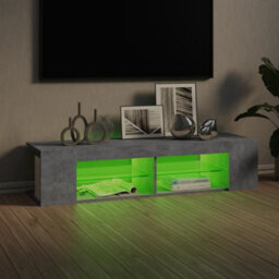 Walplus Tv Cabinet With Led Lights Concrete Grey 135X39X30 Cm - thumbnail 5