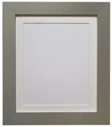 Frames By Post Metro Dark Grey Frame With Ivory Mount For Image Size 5 X 3.5 Inch