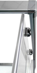 Vidalux Pure E Square 800 X 800 Black Electric Shower Cabin Triton Standard 9.5Kw - thumbnail 2
