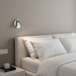 Ultra Beam Lighting Ultrabeam Chrome Wall Mounted Recessed Bedside Reading Light 3 Watt 3000K Warm White Led - thumbnail 3