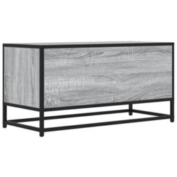 Berkfield Tv Cabinet Grey Sonoma 80X34.5X40 Cm Engineered Wood And Metal - thumbnail 6