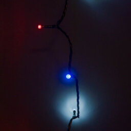 Samuel Alexander 28.7M 360 Led Supabrights Multi-Action Christmas String Lights With Timer In Blue, Red & White - thumbnail 7
