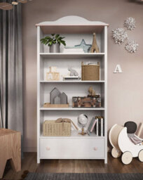 Arte Modern Luna Tv Cabinet In White Matt & Pink - Stylish Media Console With Storage (H)460mm (W)1200mm (D)420mm - thumbnail 3
