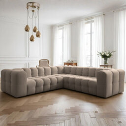 Symmetrical Modern Corner Sofa Baloo Corner S Beige - thumbnail 2