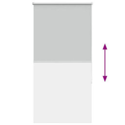 Walplus Light Grey Blackout Roller Blind 70X150 Cm, Fabric Width 65.7 Cm Polyester - thumbnail 9