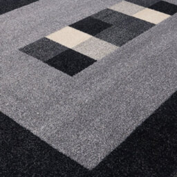 The Rugs Ephesus Collection Modern Rugs Grey Black  7439Gb - thumbnail 3