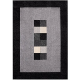 The Rugs Ephesus Collection Modern Rugs Grey Black  7439Gb - thumbnail 2