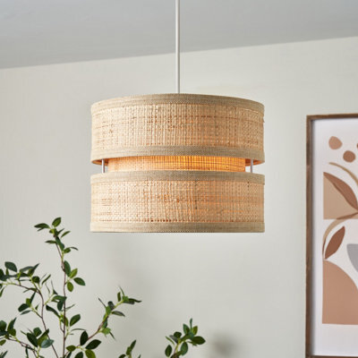 Inlight Duo Natural Drum Lamp Shade (D)25Cm - image 1