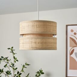 Inlight Duo Natural Drum Lamp Shade (D)25Cm - thumbnail 2