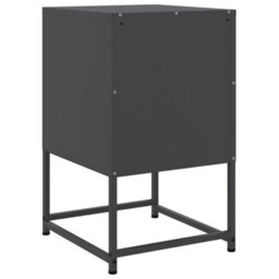 Berkfield Bedside Cabinets 2 Pcs Black 36X39X60.5 Cm Steel - thumbnail 8