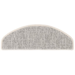 Floordirekt Alto Self Adhesive Edged Carpet Stair Tread Mat For Indoor Stairs Semicircular Silver 23.5 X 65 Cm - thumbnail 4