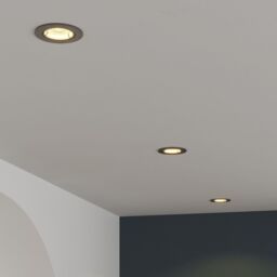 GoodHome Salk Black Adjustable Led Warm White Downlight 4.8W Ip20, Pack Of 3 - thumbnail 2