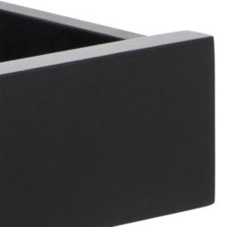Furniture To Go Cholet Square Bedside Table With 1 Drawer In Black - thumbnail 7