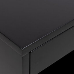 Furniture To Go Cholet Square Bedside Table With 1 Drawer In Black - thumbnail 5