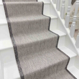 Illusion Stair Runner - Reversible, Durable & Hardwearing Carpet For Stairs & Staircases, Multiple Lengths - thumbnail 1