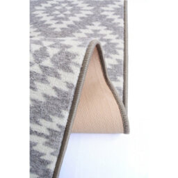 Melrose Deco Mat Grey Aztec Runner Rug & Matching Floor Mat 57/230Cm & 57/40Cm - thumbnail 4