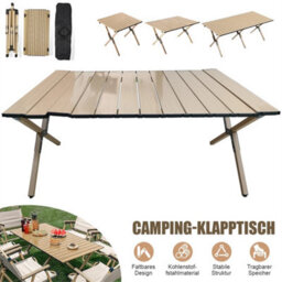 88X60X41Cm Folding Camping Table With Bag Portable Roll Up Picnic Table Garden Outdoor New