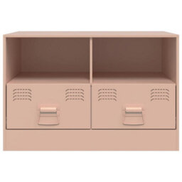 Berkfield Tv Cabinet Pink 67X39X44 Cm Steel - thumbnail 6