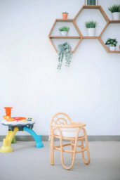 Nordlys Rattan Baby High Chair Beige Exotic Boho Bedroom - thumbnail 9