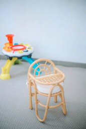 Nordlys Rattan Baby High Chair Beige Exotic Boho Bedroom - thumbnail 7