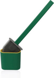 Divchi Toilet Brushes & Holders Bathroom Accessory  Cleaning Products  Silicone  Deep Cleaner  Holder Set (Green)