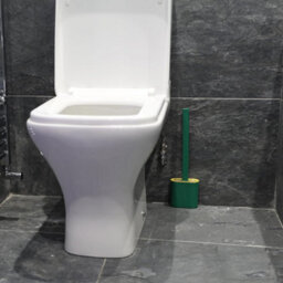 Divchi Toilet Brushes & Holders Bathroom Accessory  Cleaning Products  Silicone  Deep Cleaner  Holder Set (Green) - thumbnail 7