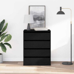 Walplus Chest Of Drawers Black Oak 60 X 41 X 76 Cm Engineered Wood - thumbnail 4