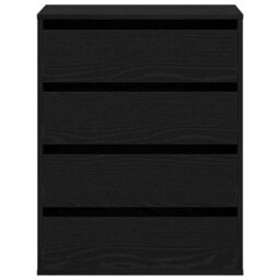 Walplus Chest Of Drawers Black Oak 60 X 41 X 76 Cm Engineered Wood - thumbnail 7